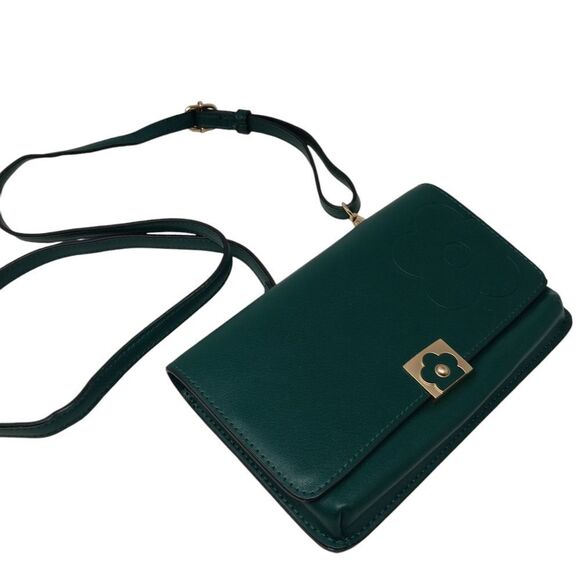 KUKOO CROSSBODY WALLET. Dark green. - Picture 1 of 16